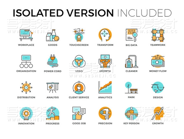 illustrator制作567个创意icon图形图标