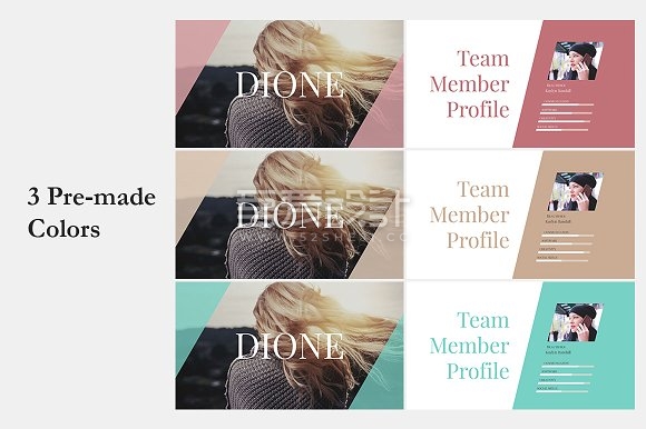 创意时尚杂志风PPT模板