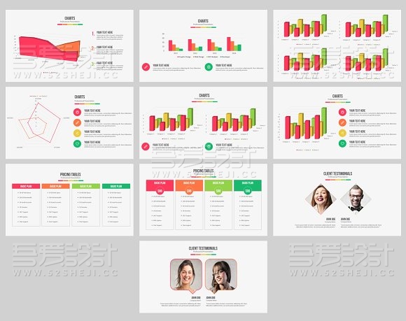企业公司总结报告商务PPT模板