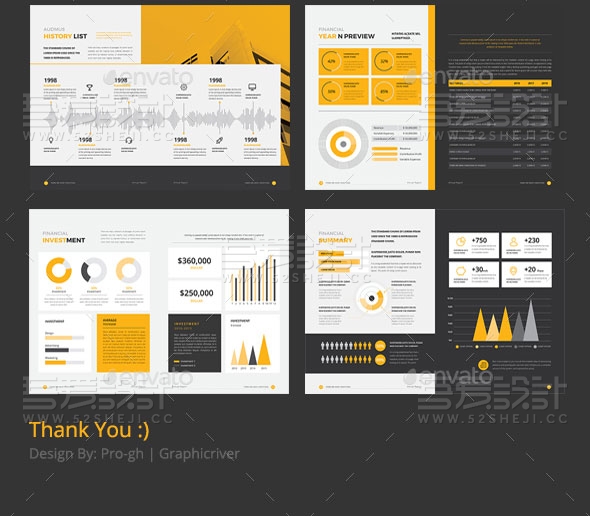 高端大气企业宣传画册模板