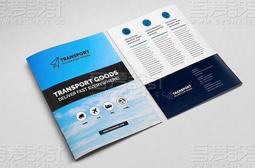 简约大气企业宣传画册模板