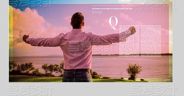 方形简约大气时代人物周刊画册模板