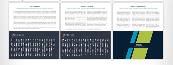 欧美风格团队介绍企业通用PPT模板