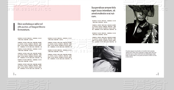 简约大气欧式风格时尚画册模板