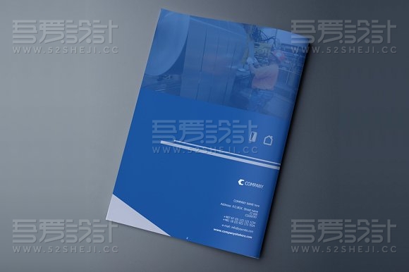 高端设计投资方案宣传画册模板