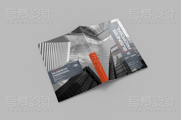 高端大气企业形象宣传画册模板
