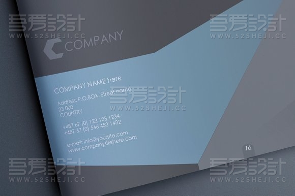 高端精美机械产品展示企业宣传画册模板