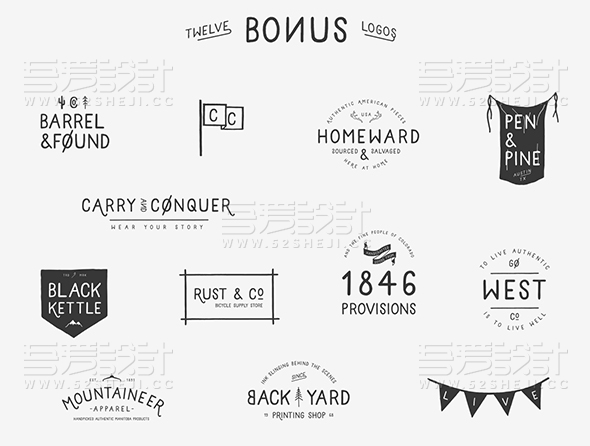 手绘英文字体Grayling