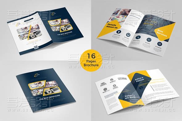 高端创意企业宣传画册模板