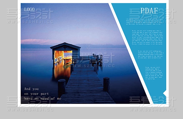 商务风格企业宣传画册设计模板