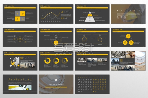 建筑装修行业公司介绍PPT模板
