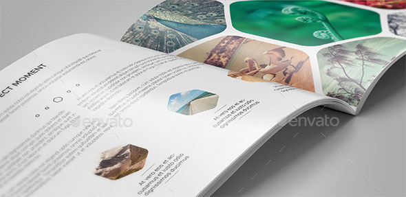 创意时尚风景展示摄影画册模板