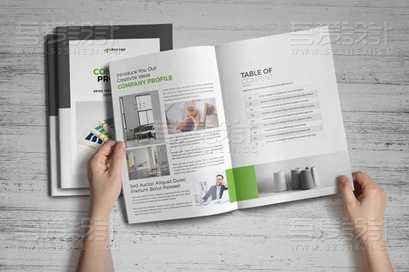 企业通用宣传画册模板
