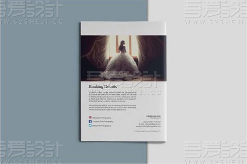 婚庆价格指南摄影写真画册模板