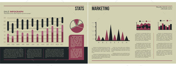 高端欧美风格企业宣传画册模板
