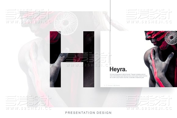 极简艺术文艺风格PPT多用途模板