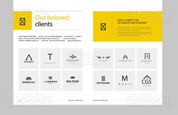 白色极简风高级酒店画册设计模板