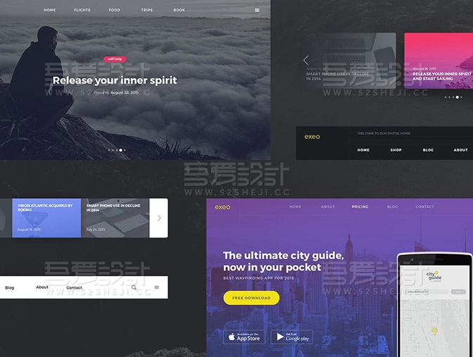 UI用户界面工具包PSD素材