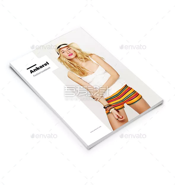时尚产品展示杂志宣传画册模板