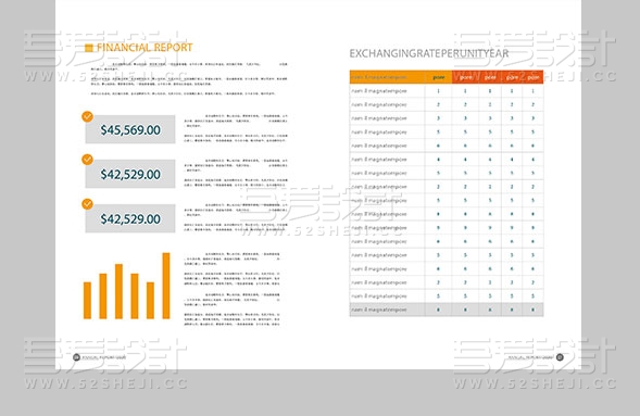 橙色高端大气房地产画册设计模板