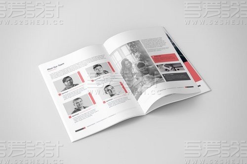 企业宣传画册商业计划书InDesign画册模板