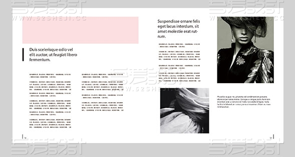 简约欧式大气风时尚画册设计模板