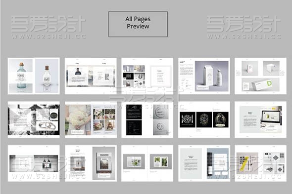 产品展示多用途企业宣传画册模板