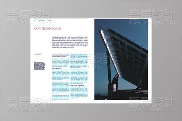 简约企业宣传画册设计模板