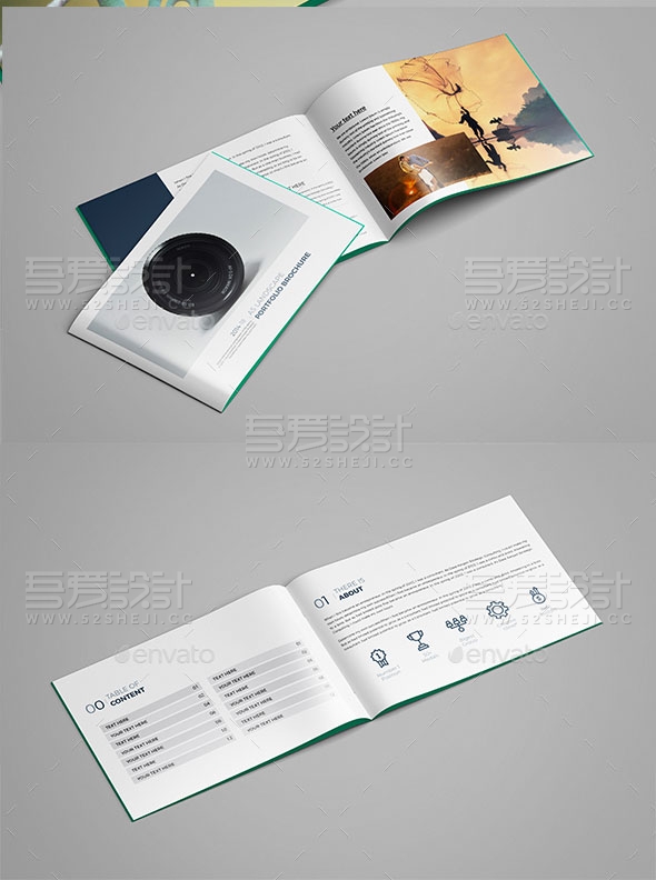 16P企业形象宣传画册团队介绍InDesign画册模板