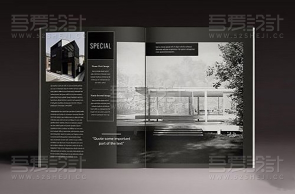 高端大气商务杂志画册模板