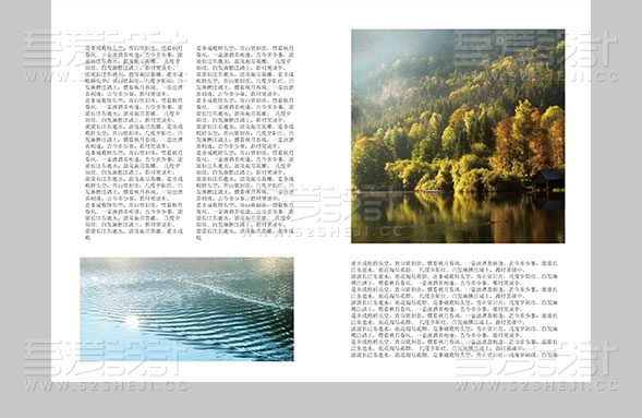 一本蓝色简约精致的企业画册设计模板