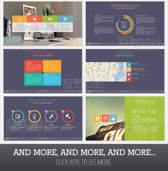 商务团队简介业务洽谈总结计划PPT模板