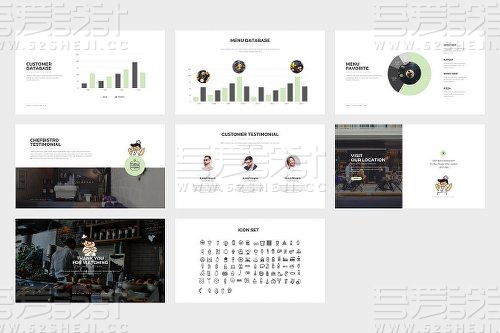 餐饮烹饪美食介绍展示多用途PPT模板