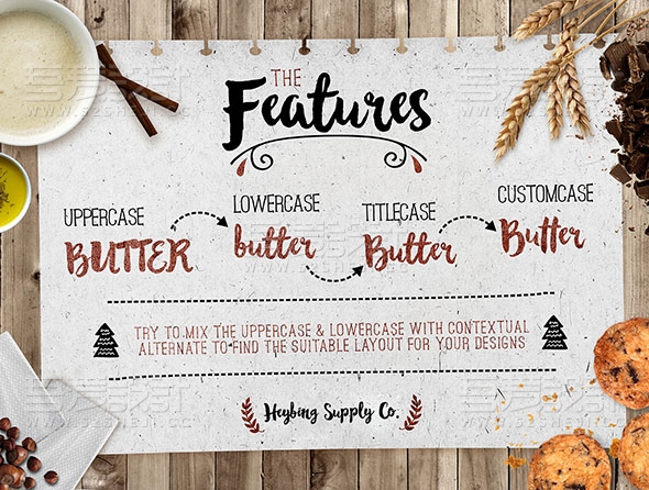 POP手绘手写英文字体