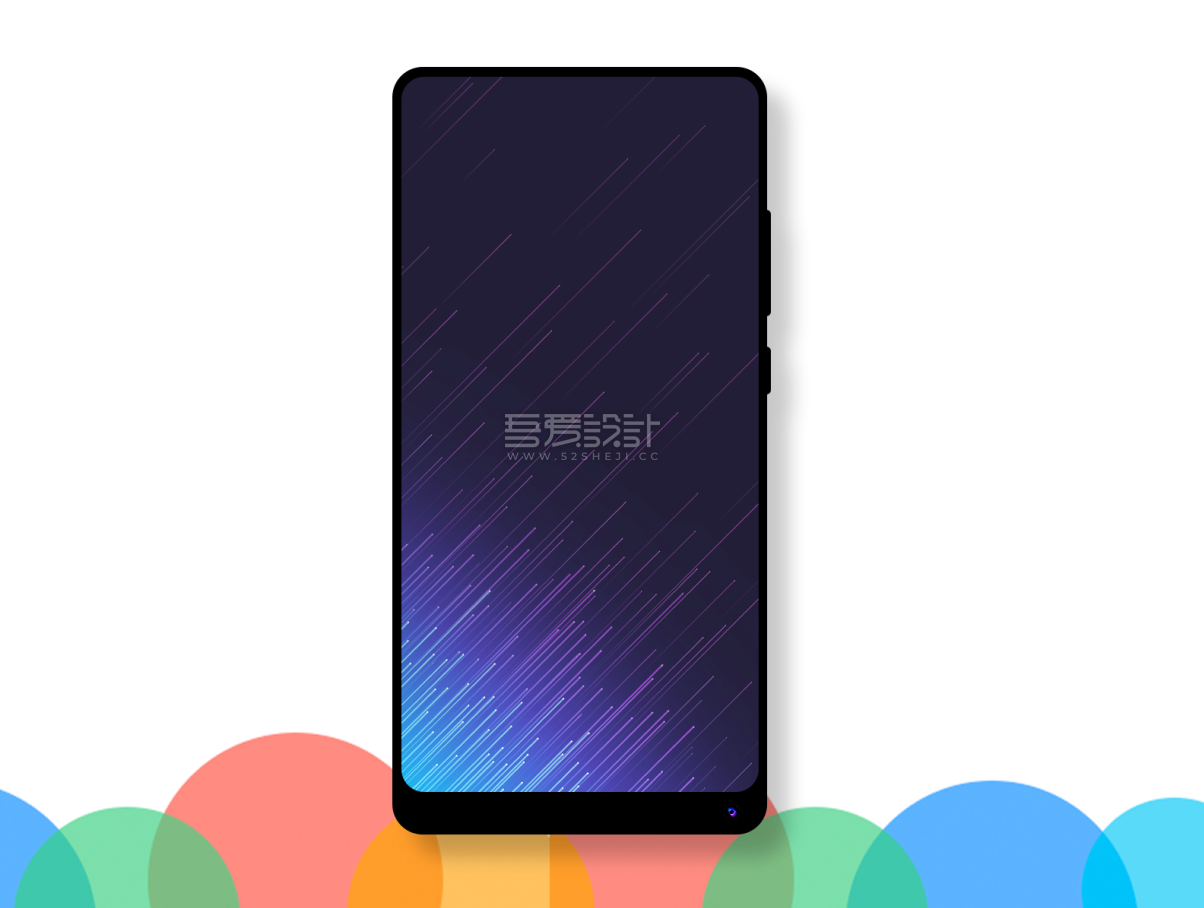 小米手机样机贴图展示PSD模版 Xiaomi Mi Mix 2S