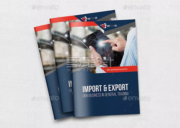 互联网科技公司简介Indesign画册模板