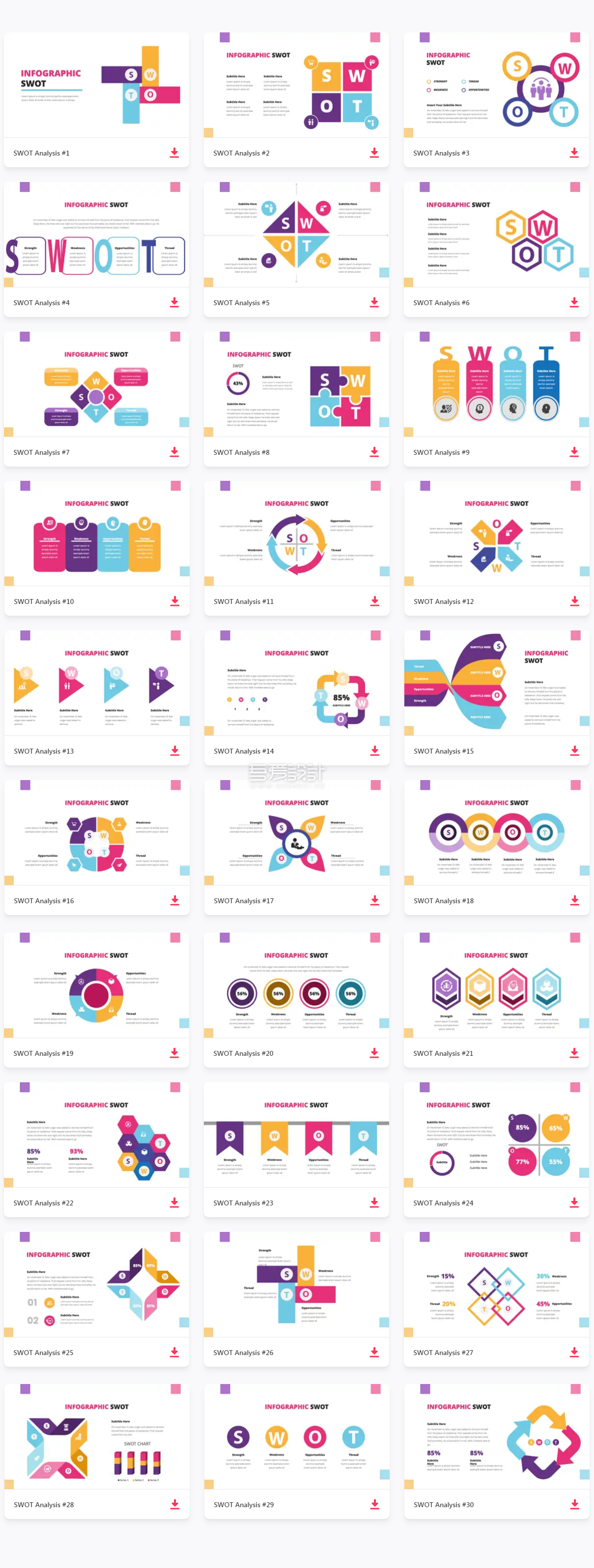 swot-analysis-最佳分析Powerpoint演示模板