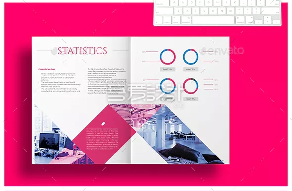 企业宣传合作Indesign画册模板