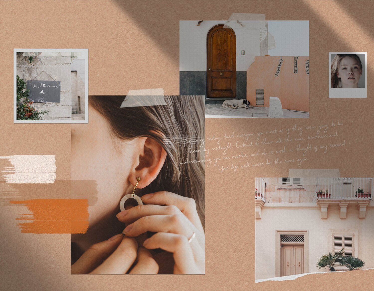 高端情绪板展示样机