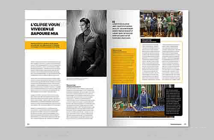 创意时尚Indesign杂志画册模板