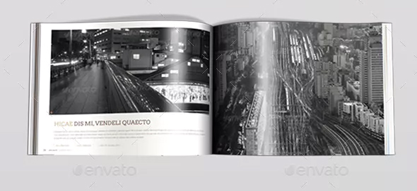 创意摄影展示宣传画册模板