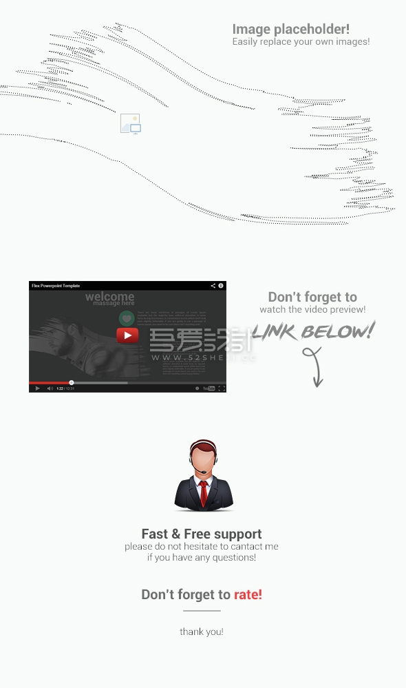 简约大气欧美风企业通用PPT模板