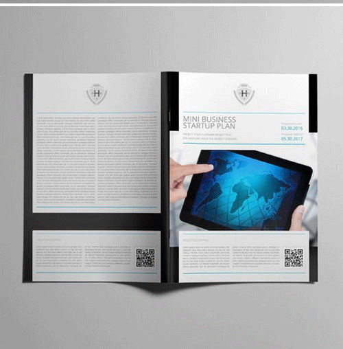 互联网科技公司企业宣传画册模板