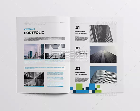 创意企业介绍宣传画册模板