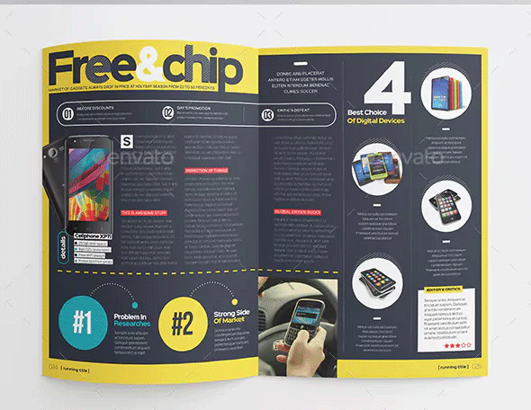 简约大气产品展示杂志宣传ID画册模板