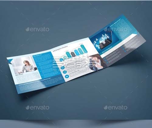 企业宣传三折页模板