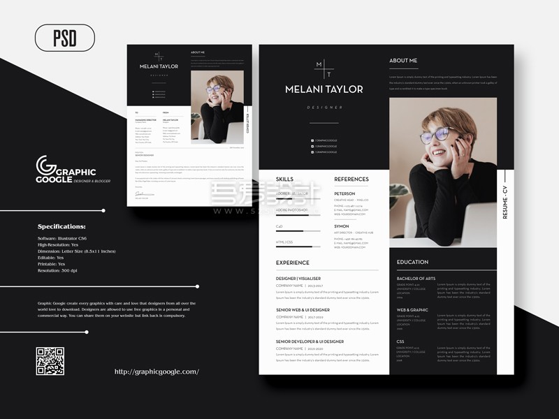 Creative-Modern-CV-Resume-With-Cover-Letter-For-Designers-1