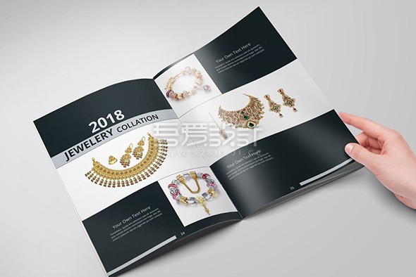 高端时尚摄影展示杂志宣传ID画册模板