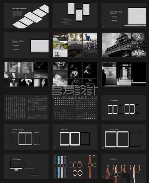 90页杂志欧美风格多用途PPT模板