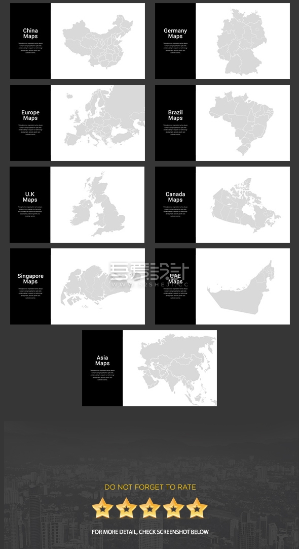 极简艺术杂志风keynote模板